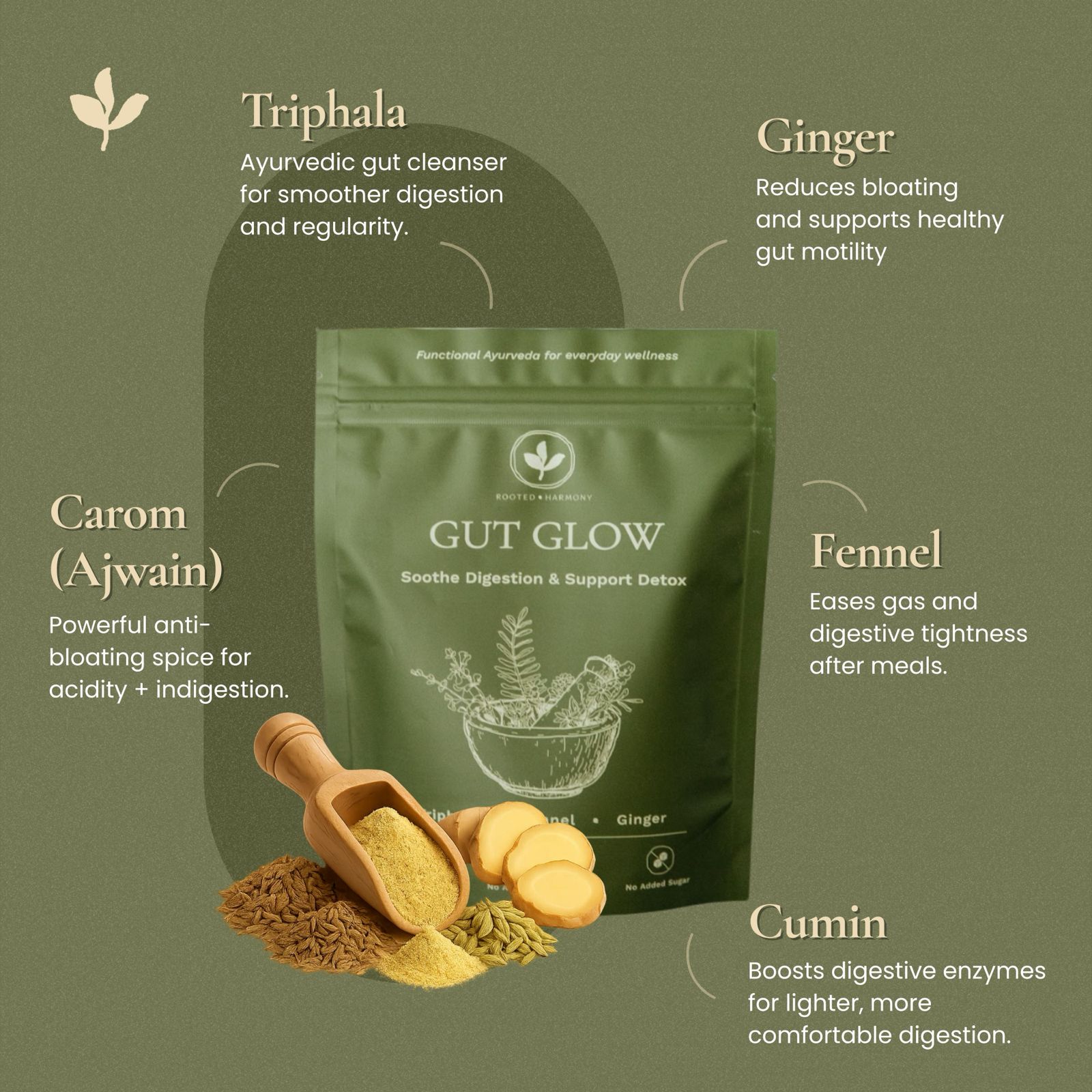 Gut Glow – Digestive & Microbiome Support